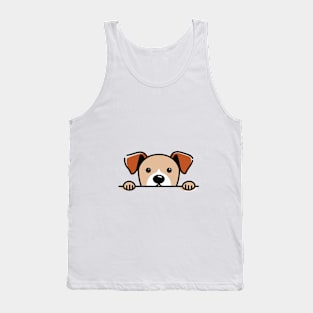 Peeking Dog Tank Top